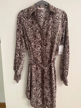 Shirt Dress belt and gold buttons